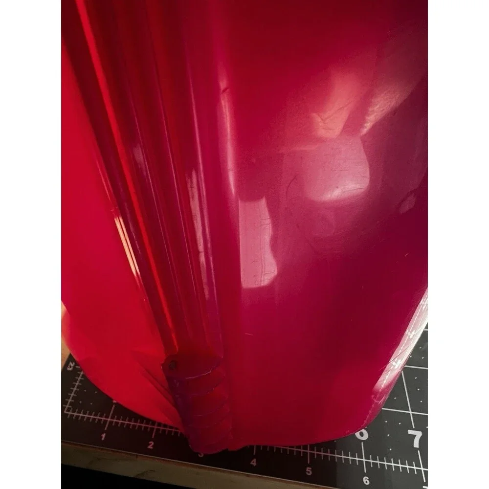 Vintage 90s Caboodles Hot Pink Makeup Case Box Mirrored Tiered Retro Y2K